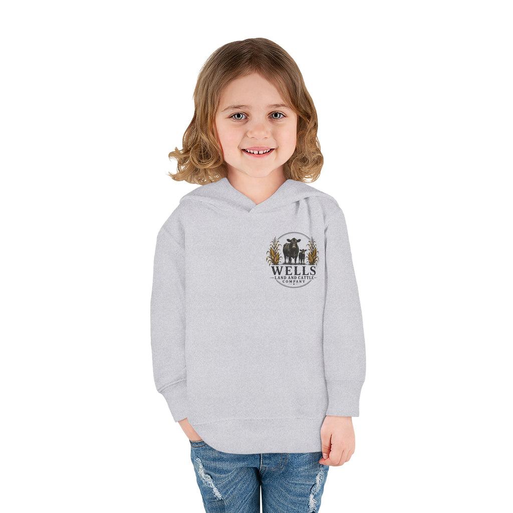 Toddler Hoodie — Wells Land & Cattle Agriculture Logo Pullover