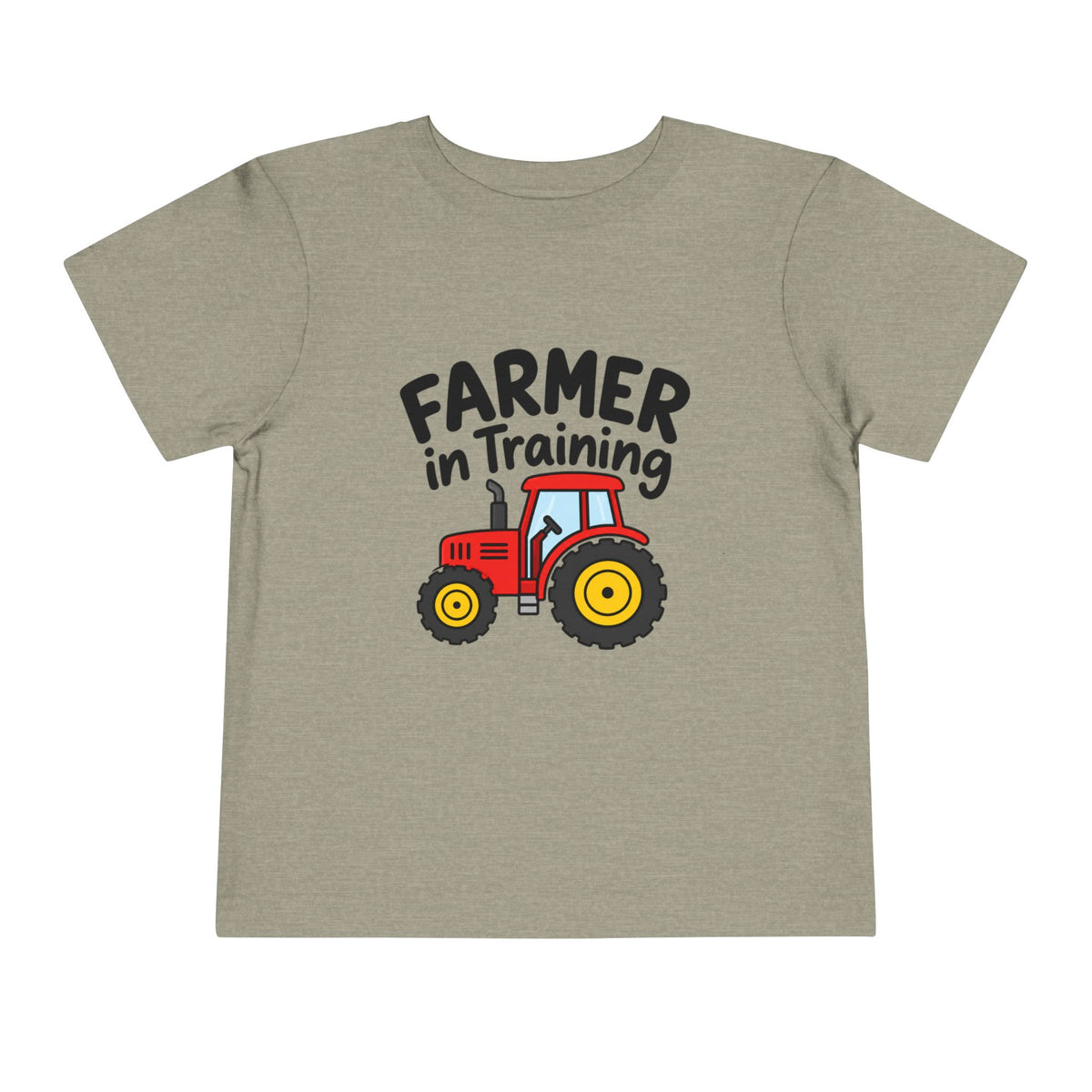 Toddler Tee — "Farmer in Training" Red Tractor Kids Shirt