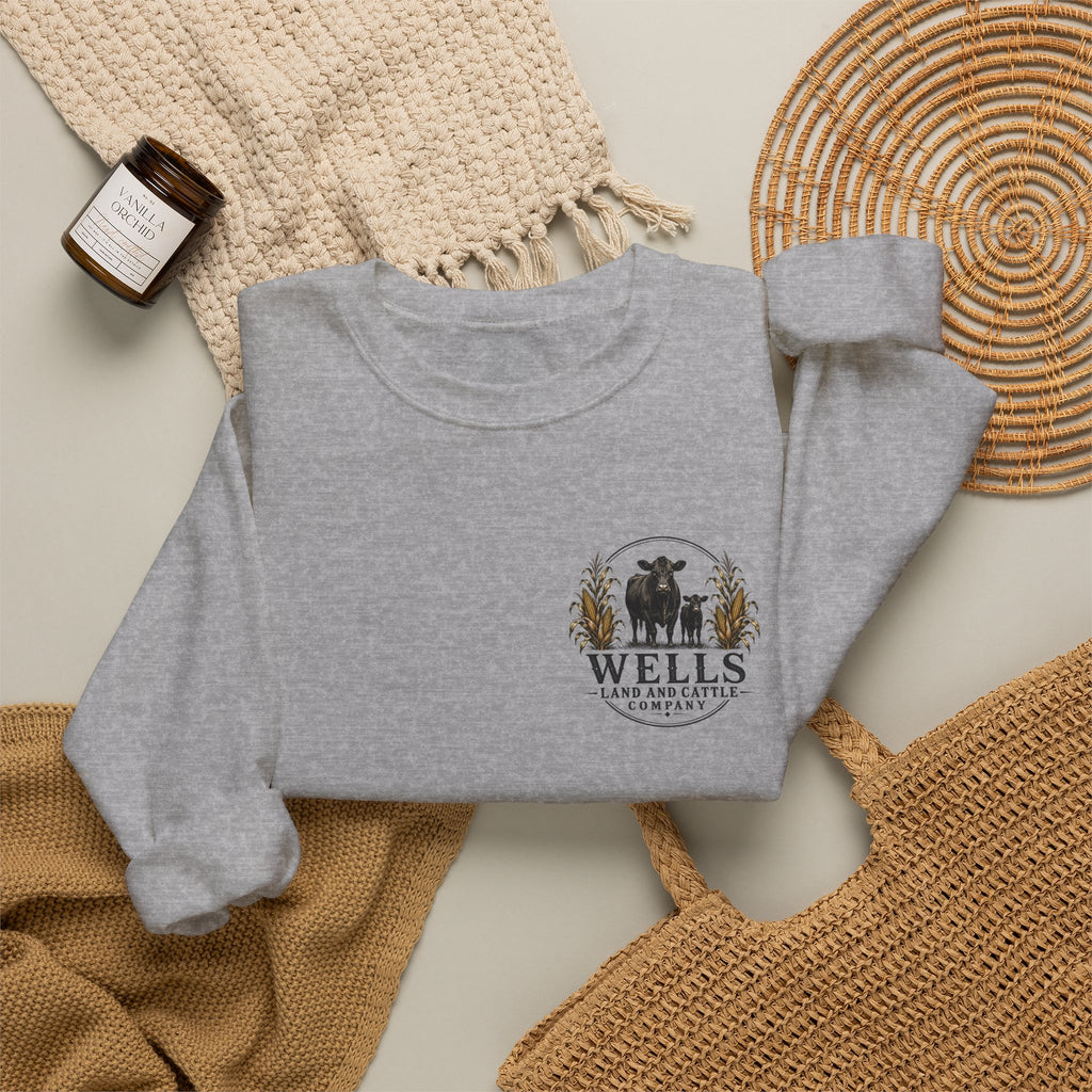Wells Land & Cattle Agriculture Crewneck Sweatshirt
