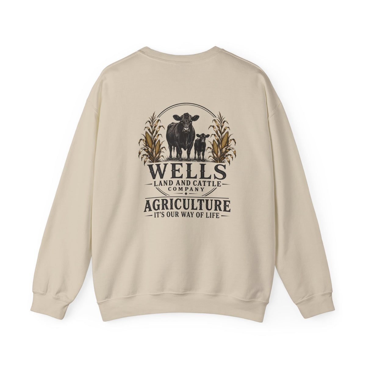 Wells Land & Cattle Agriculture Crewneck Sweatshirt