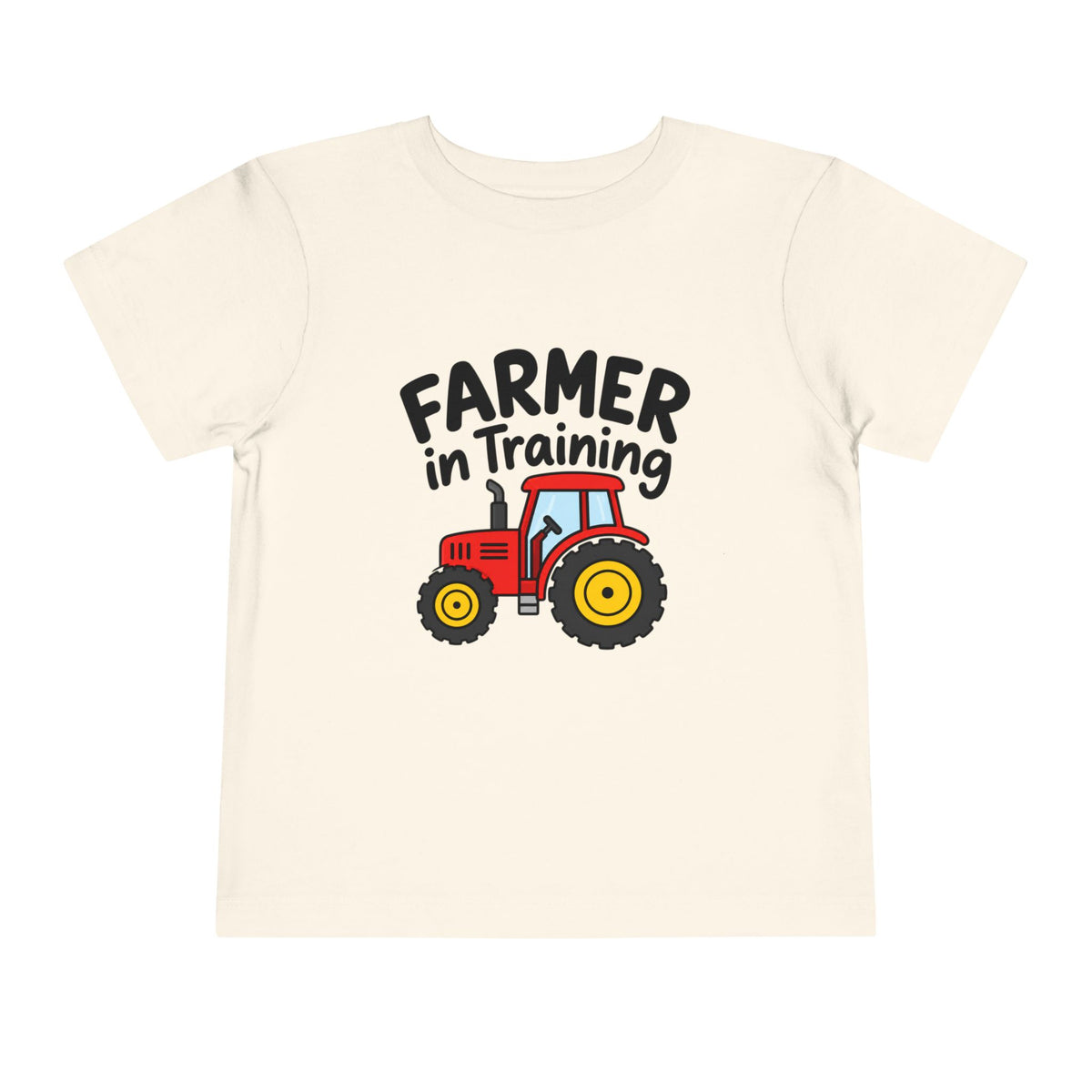 Toddler Tee — "Farmer in Training" Red Tractor Kids Shirt