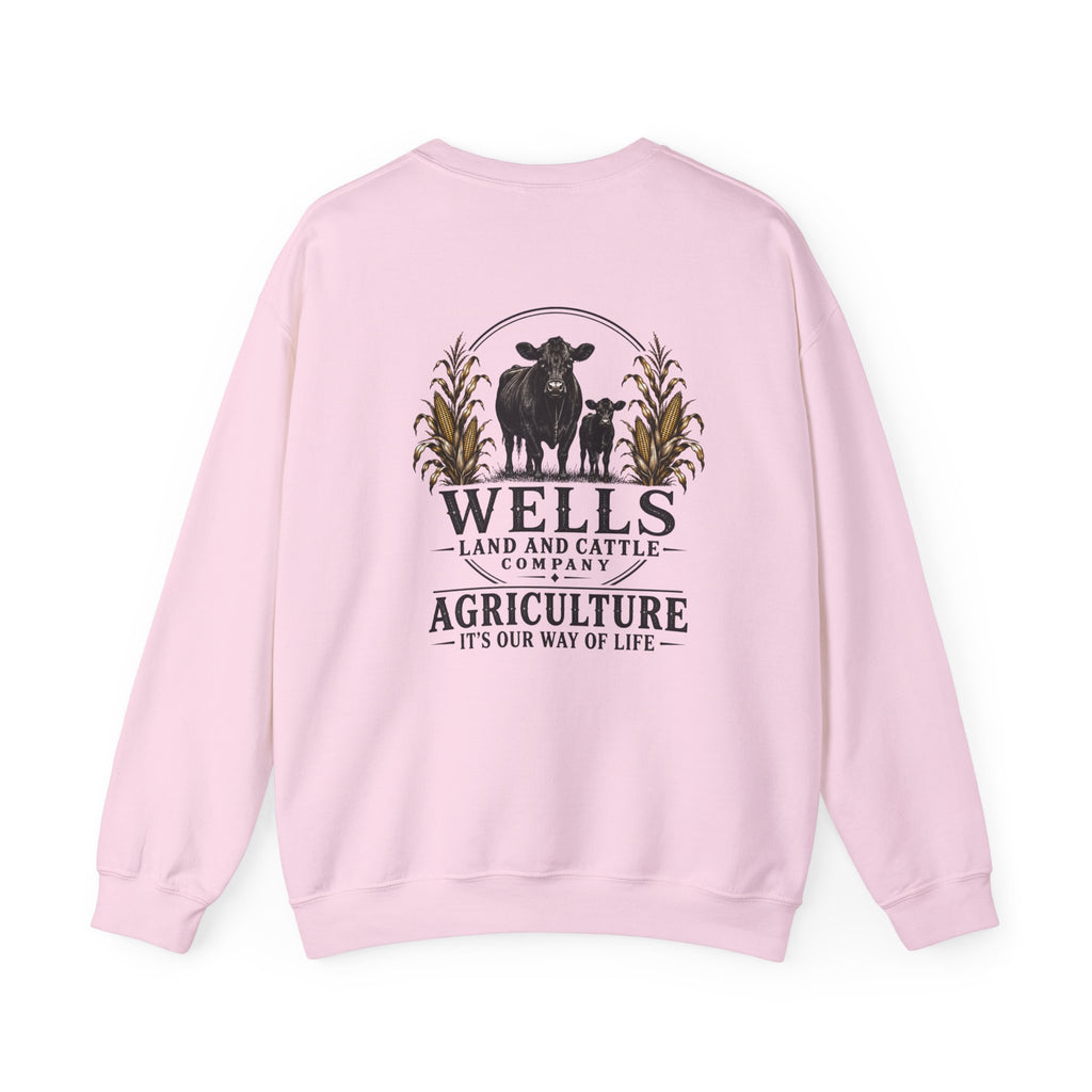 Wells Land & Cattle Agriculture Crewneck Sweatshirt