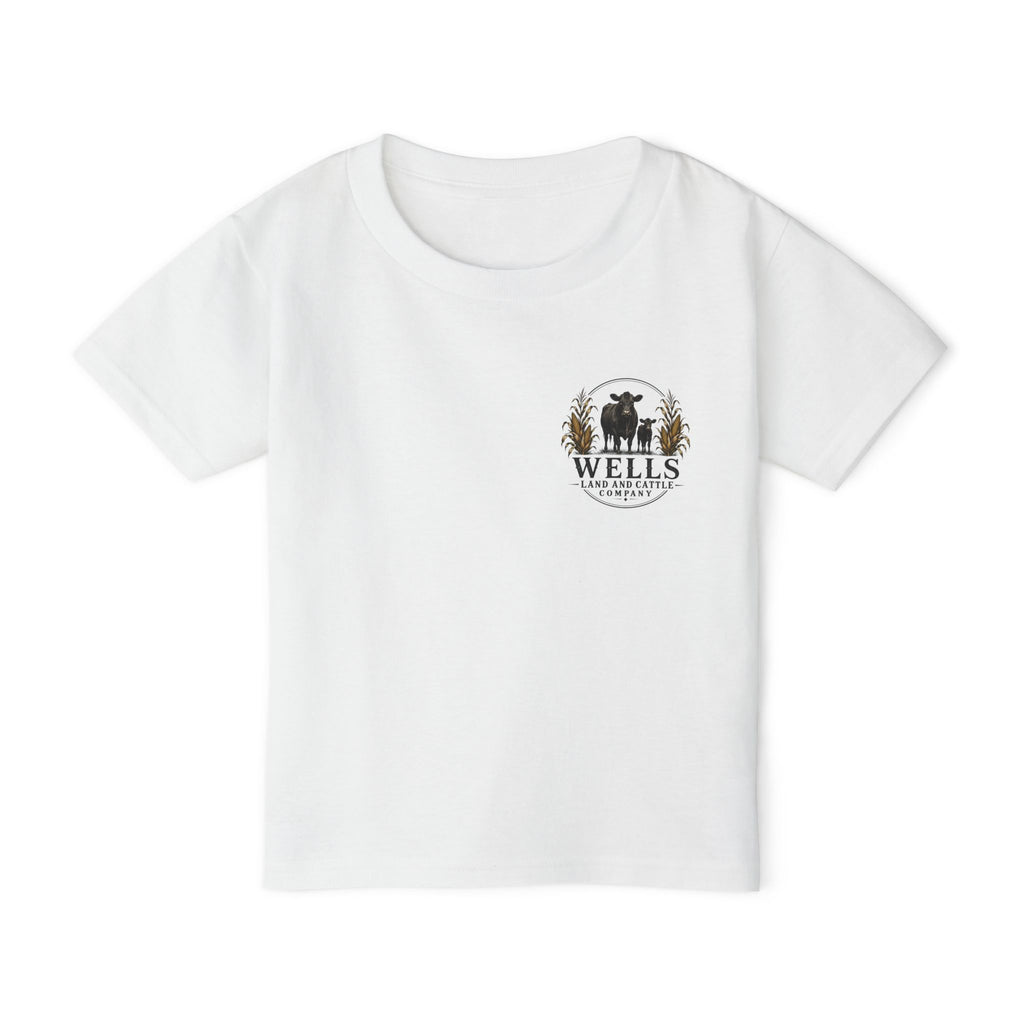 Toddler T-Shirt — 'Wells Family Farm' Agriculture Logo: "Agriculture It's Our Way of Life"