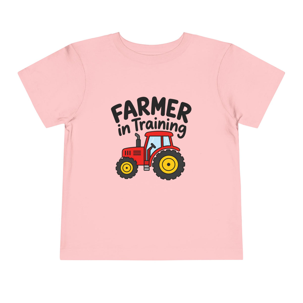 Toddler Tee — "Farmer in Training" Red Tractor Kids Shirt