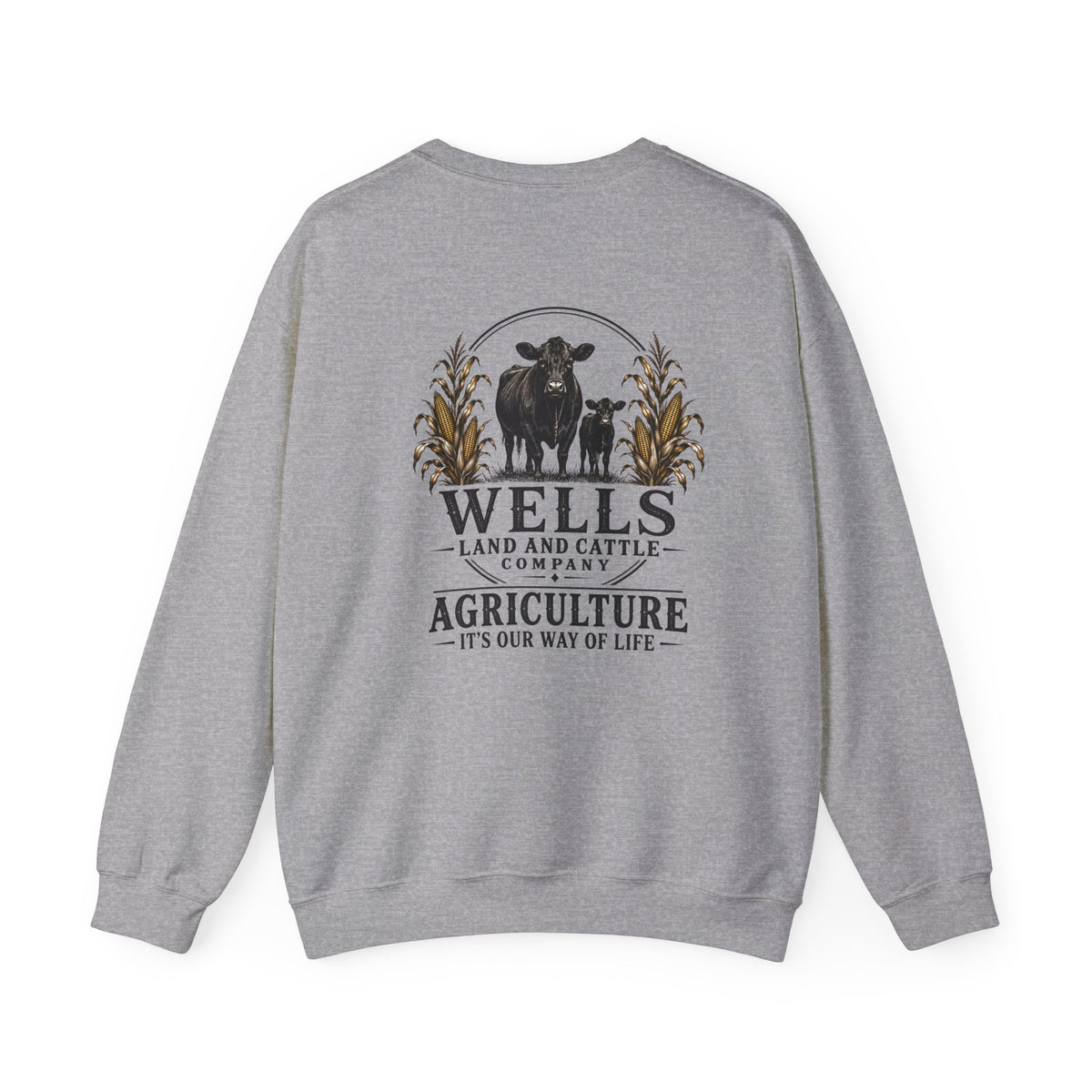 Wells Land & Cattle Agriculture Crewneck Sweatshirt